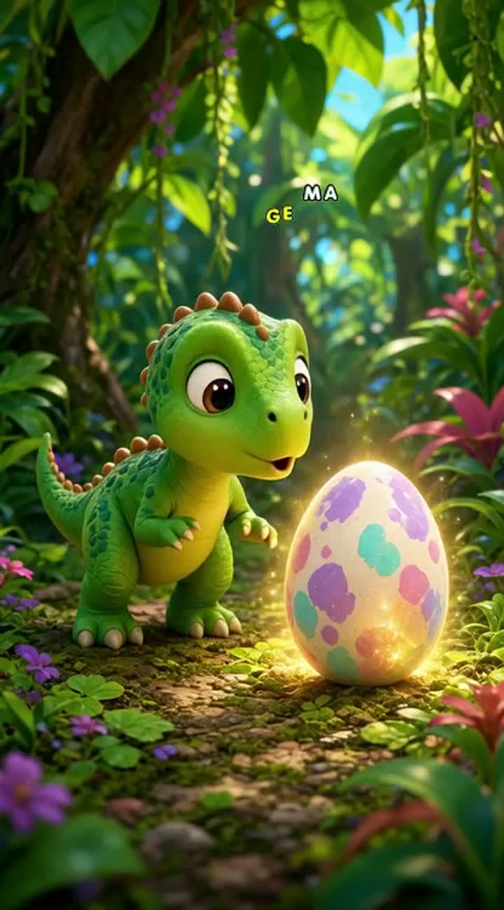 Highly engaging 3D animated cartoon for children… — AI cartoon