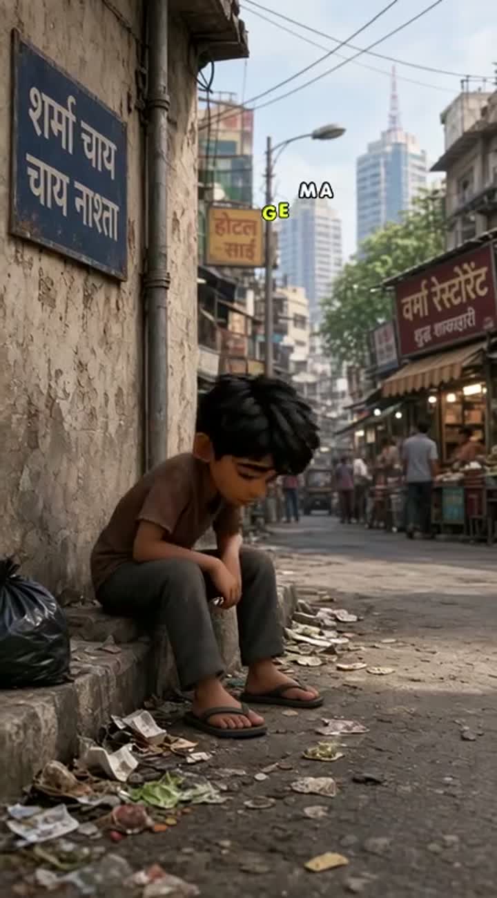 Khane Ki Khoj — AI cartoon