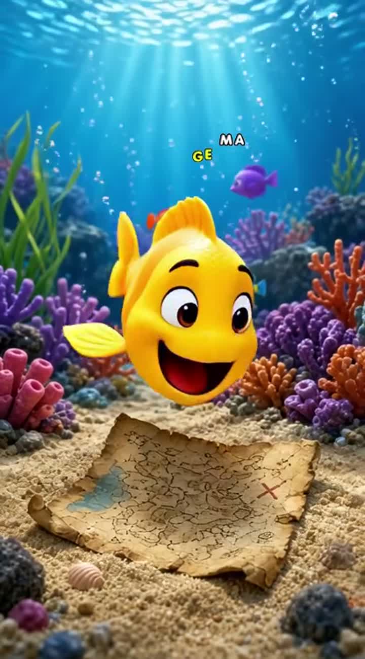 Pato and Çilo's Underwater Treasure Adventure — AI cartoon