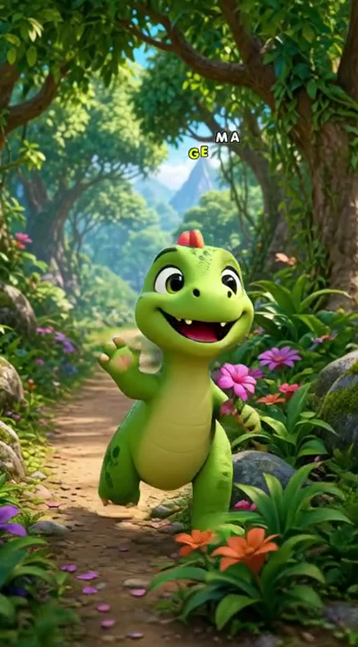 Designed for children aged 3-8, featuring cheerful… — AI cartoon
