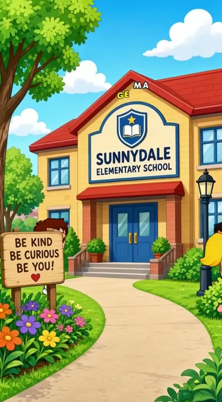 Kids cartoon about school life Animated cartoon with smooth… — AI cartoon