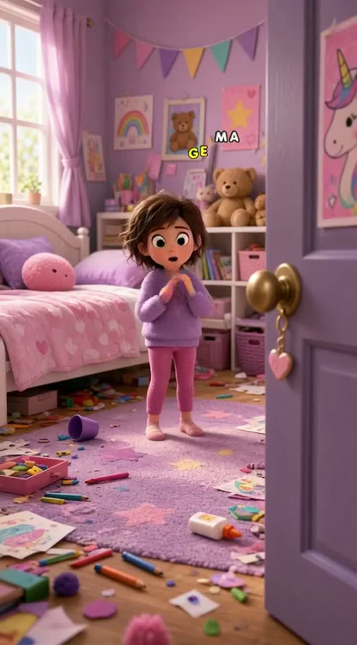 Funny 3D animated cartoon in a beautiful family movie style — AI cartoon