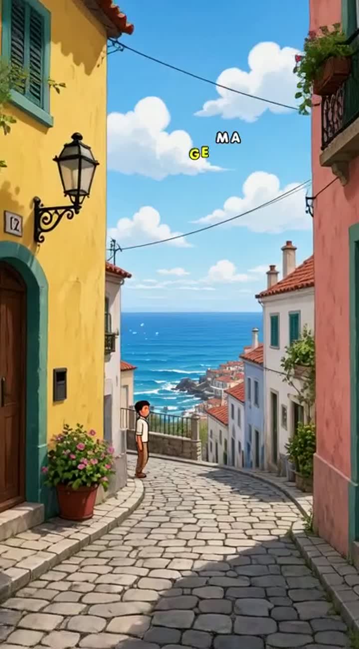 In Portugal, the ocean is not necessarily about the beach or a holiday — AI cartoon