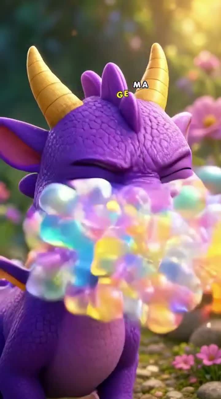 Vertical 9:16 animated children's video for YouTube Shorts… — AI cartoon