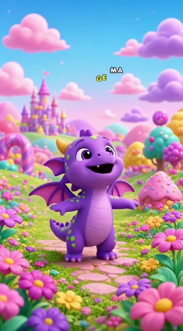 The Silly Rainbow Dragon! — AI cartoon