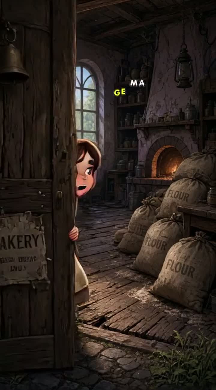 Vertical 2D animated fantasy short — AI cartoon