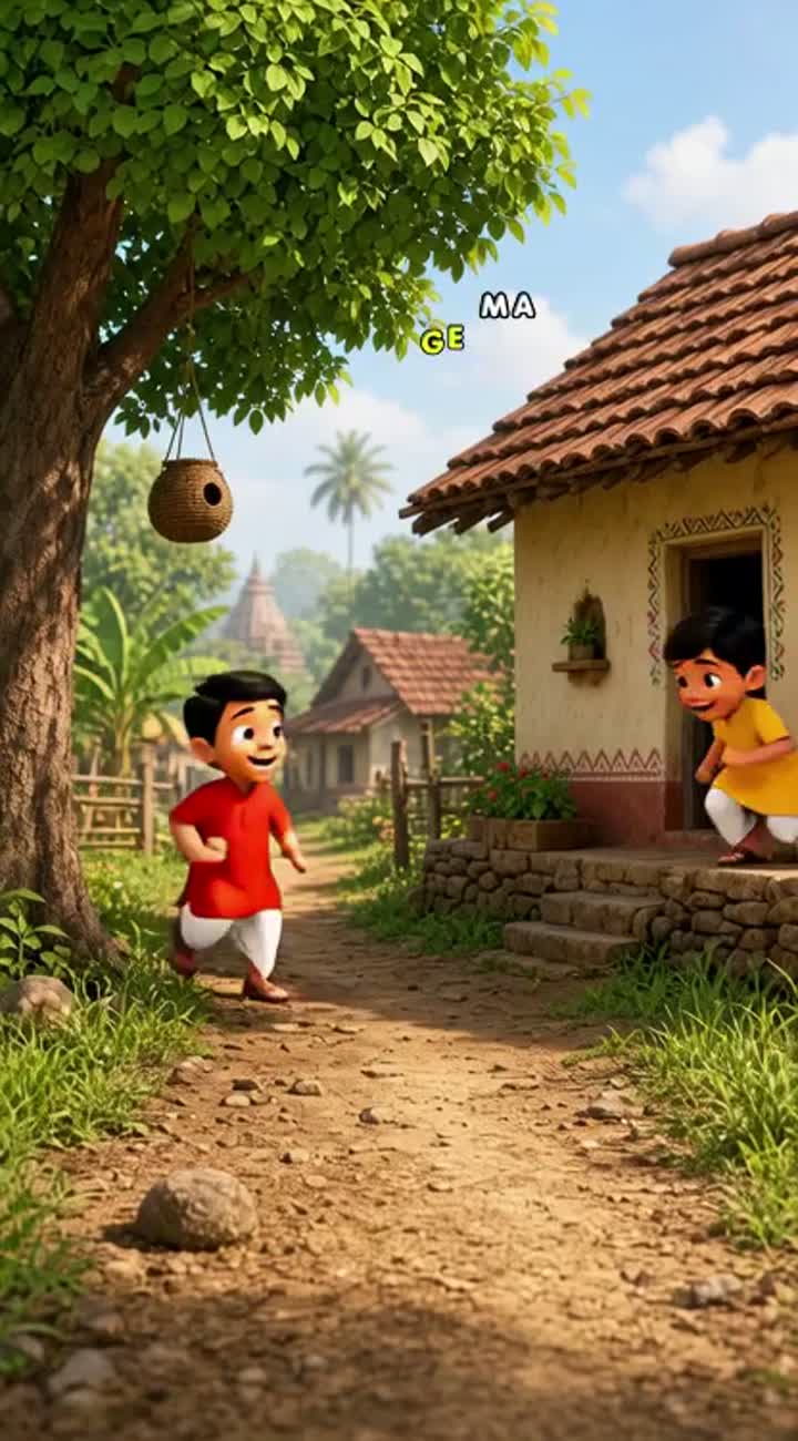 Vibrant, colorful 3D cartoon animation about the heartwarming… — AI cartoon