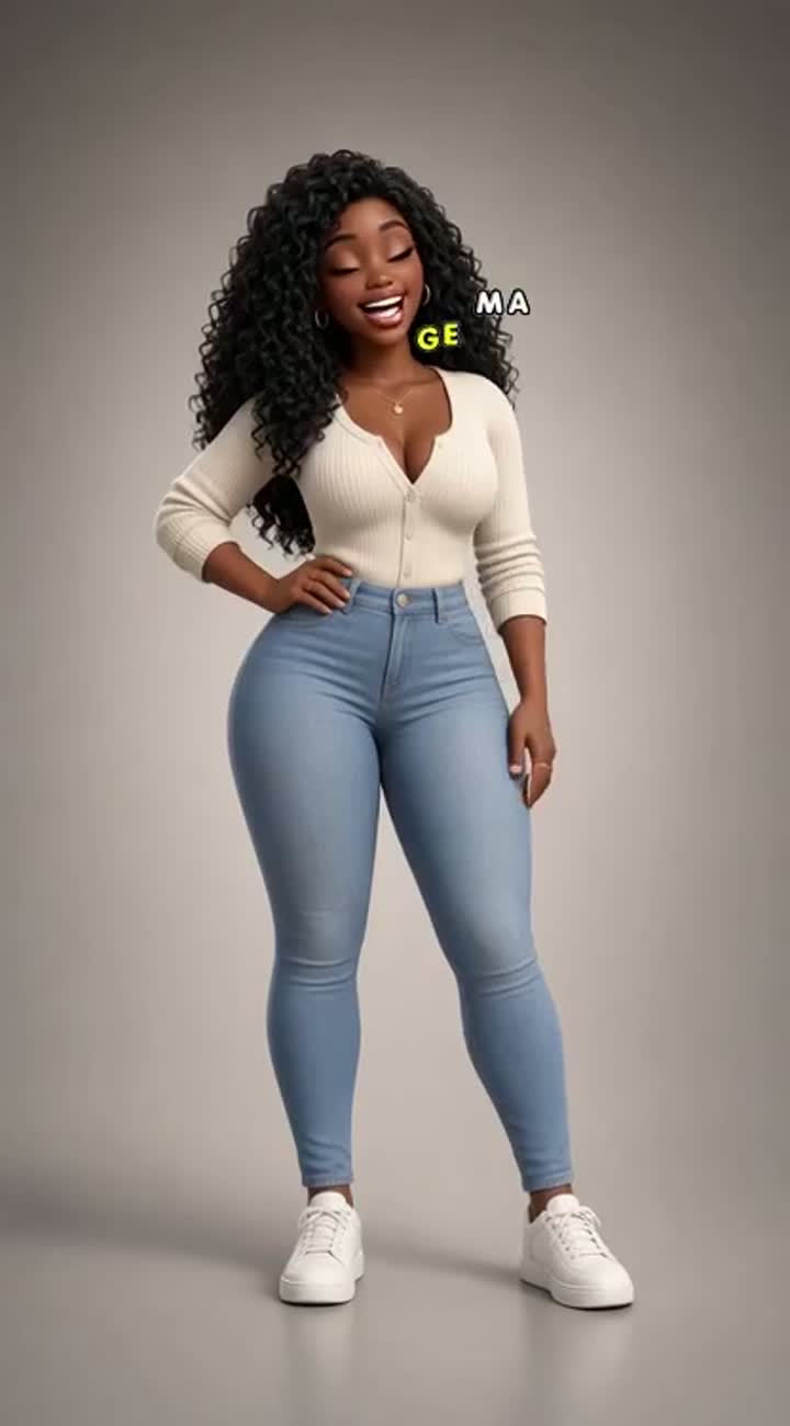 Original 22-year-old Black female character named Amaya… — AI cartoon