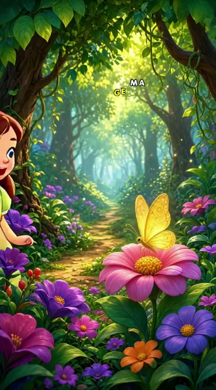 The Enchanted Forest — AI cartoon