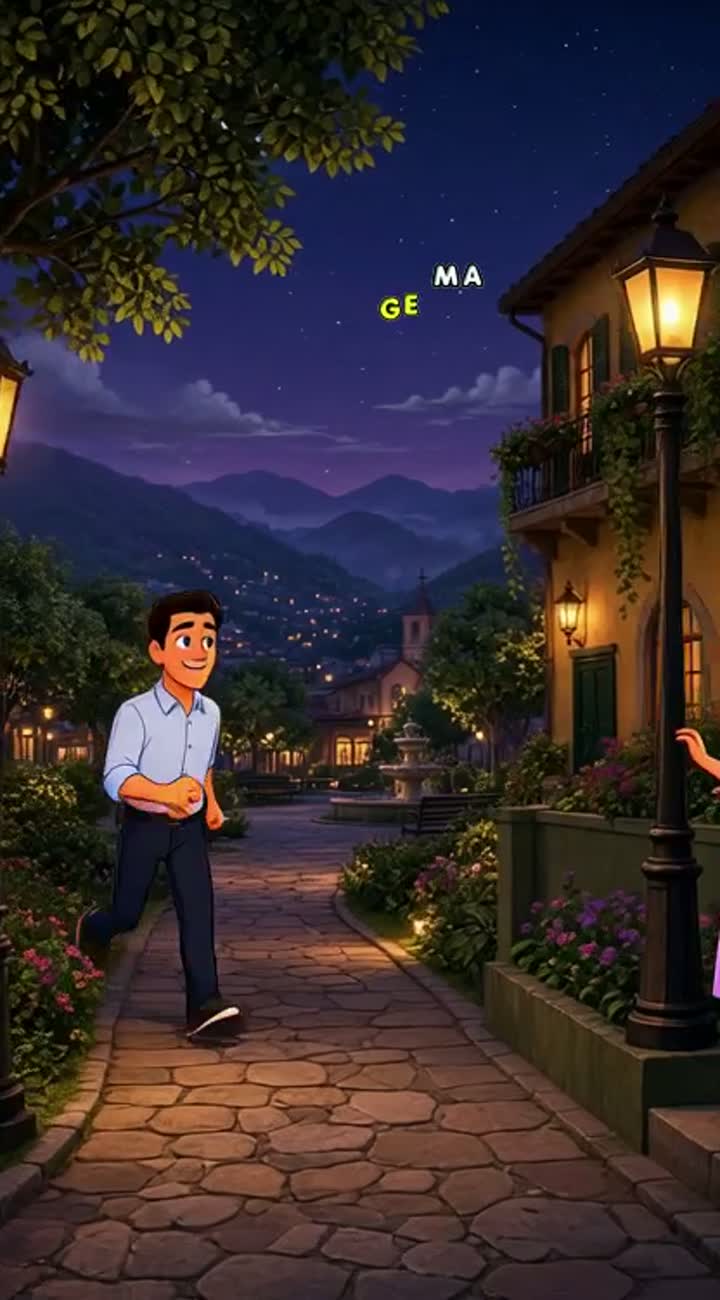 A love story of the Husband and Wife — AI cartoon