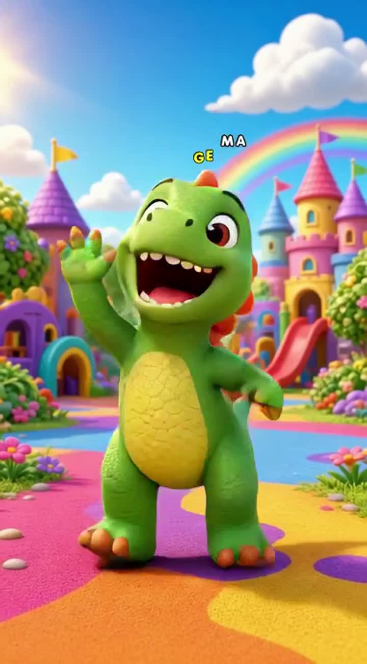 Promote Kids - The Magic Rainbow Adventure — AI cartoon