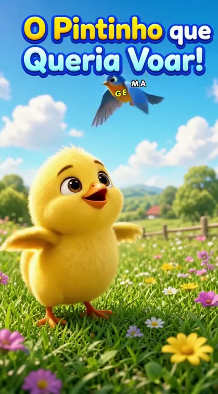 Crie um vídeo infantil animado em 3D, com duração exata de estilo… — AI cartoon