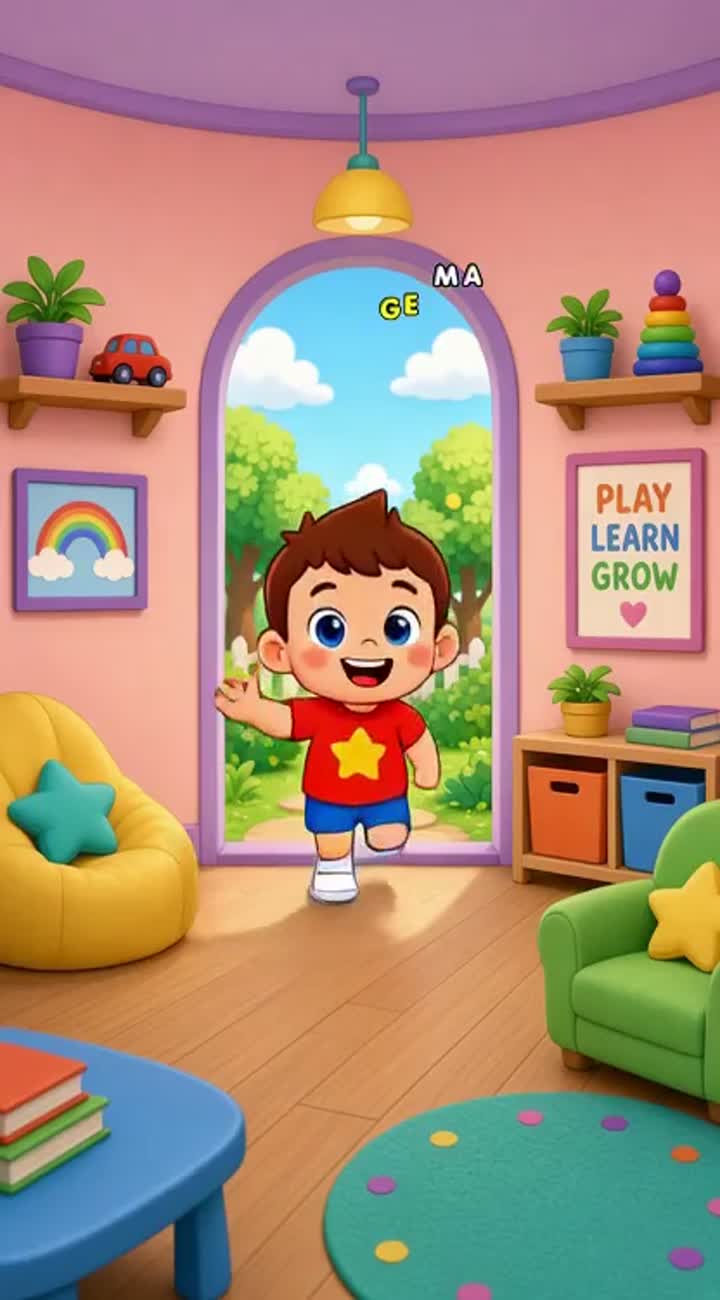 Yoyo Learns 3 Colors - Script — AI cartoon