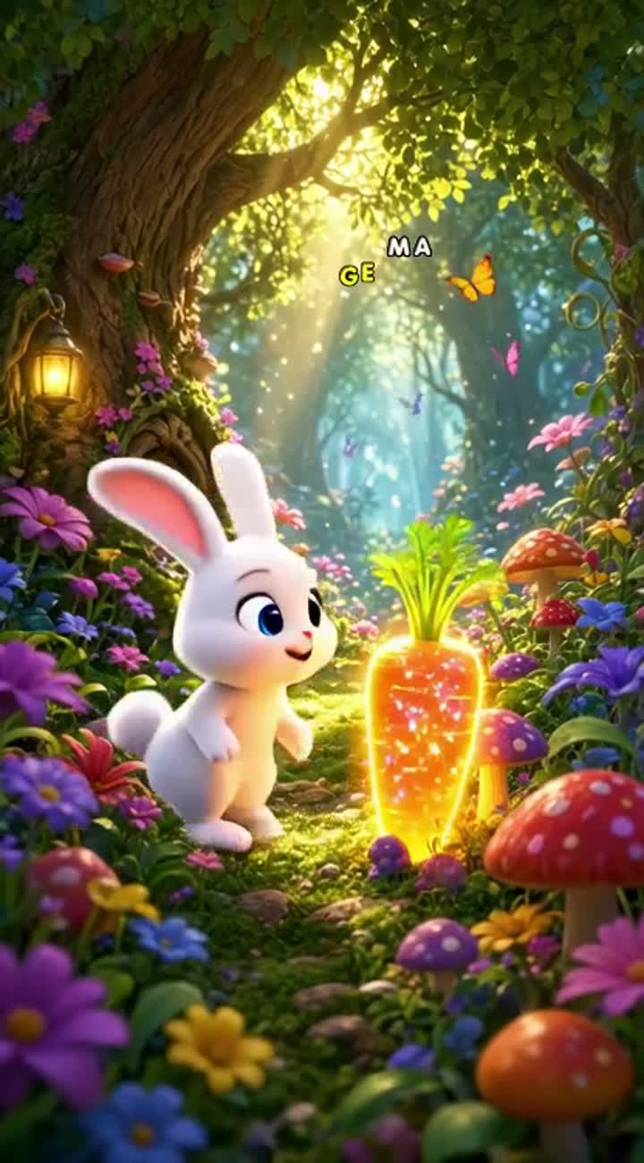 Colorful 3D animated children's story for YouTube… — AI cartoon