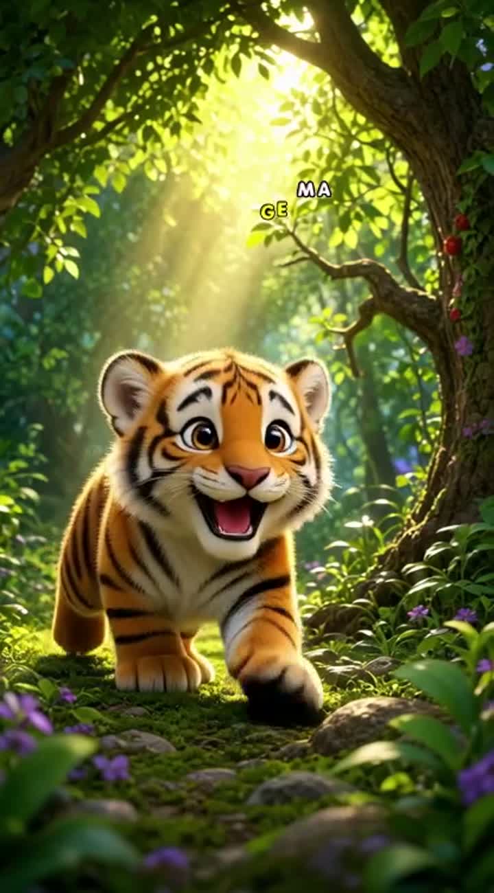 Beautiful 3D cartoon animation video for YouTube Shorts… — AI cartoon