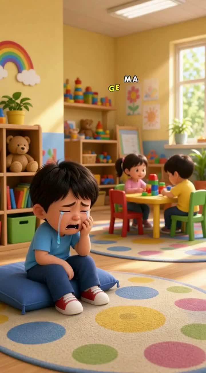 AI VIDEO GENERATION SCRIPT: "WHY DOES AN STOP CRYING? — AI cartoon