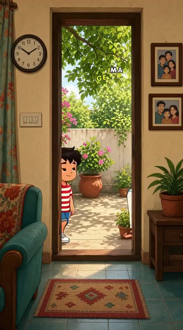 Pitaji ka Wi-Fi Animated cartoon with smooth animation… — AI cartoon