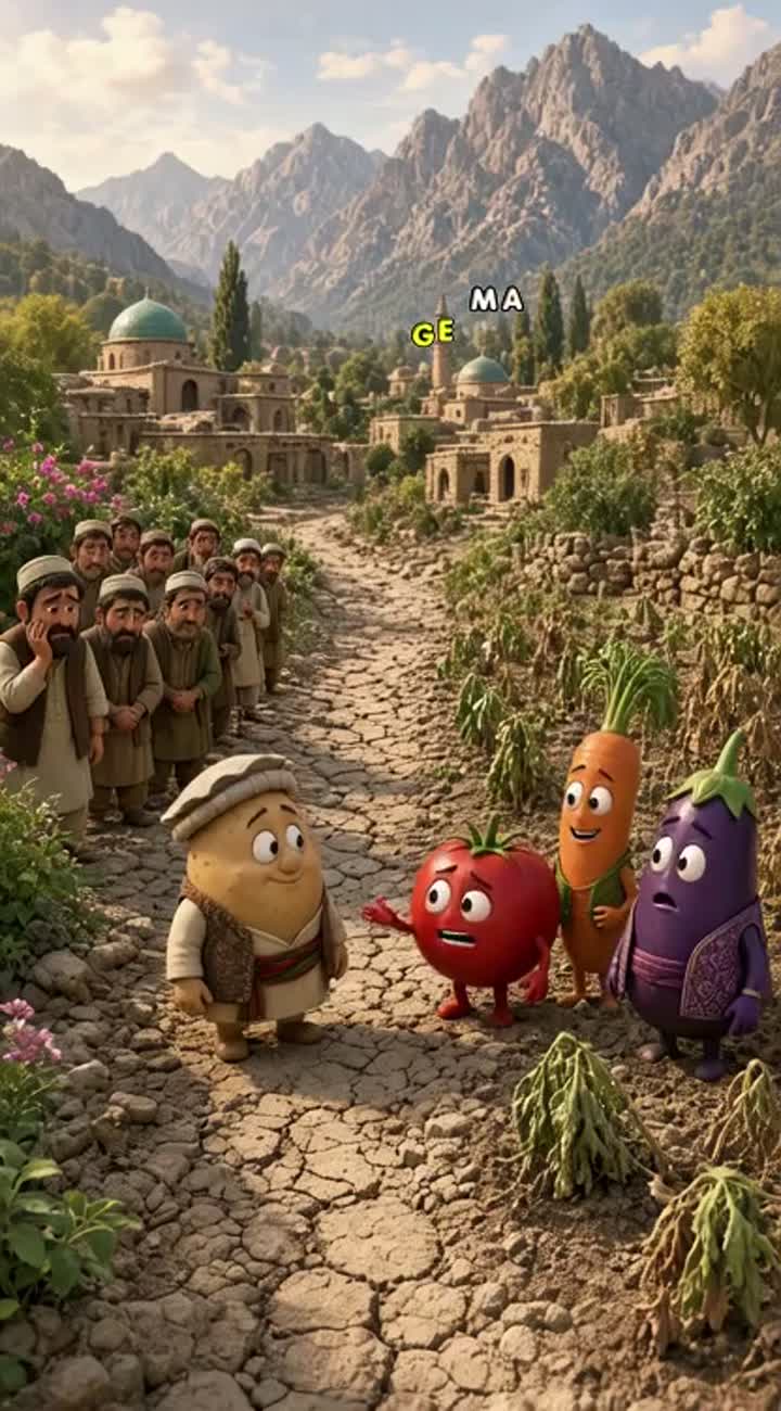 Beautiful colors, smooth animation, funny expressions, and a warm… — AI cartoon
