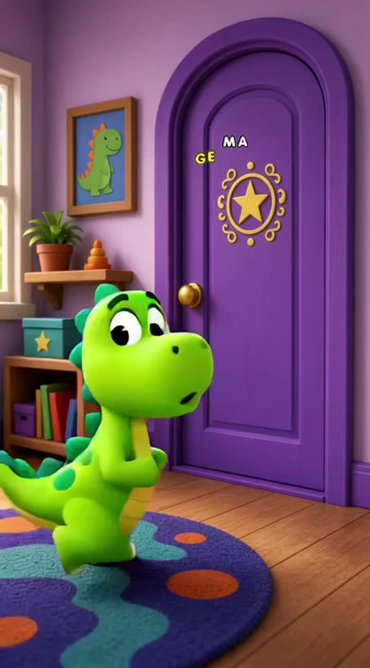 Bobo's Magic Door Gone Wrong! — AI cartoon