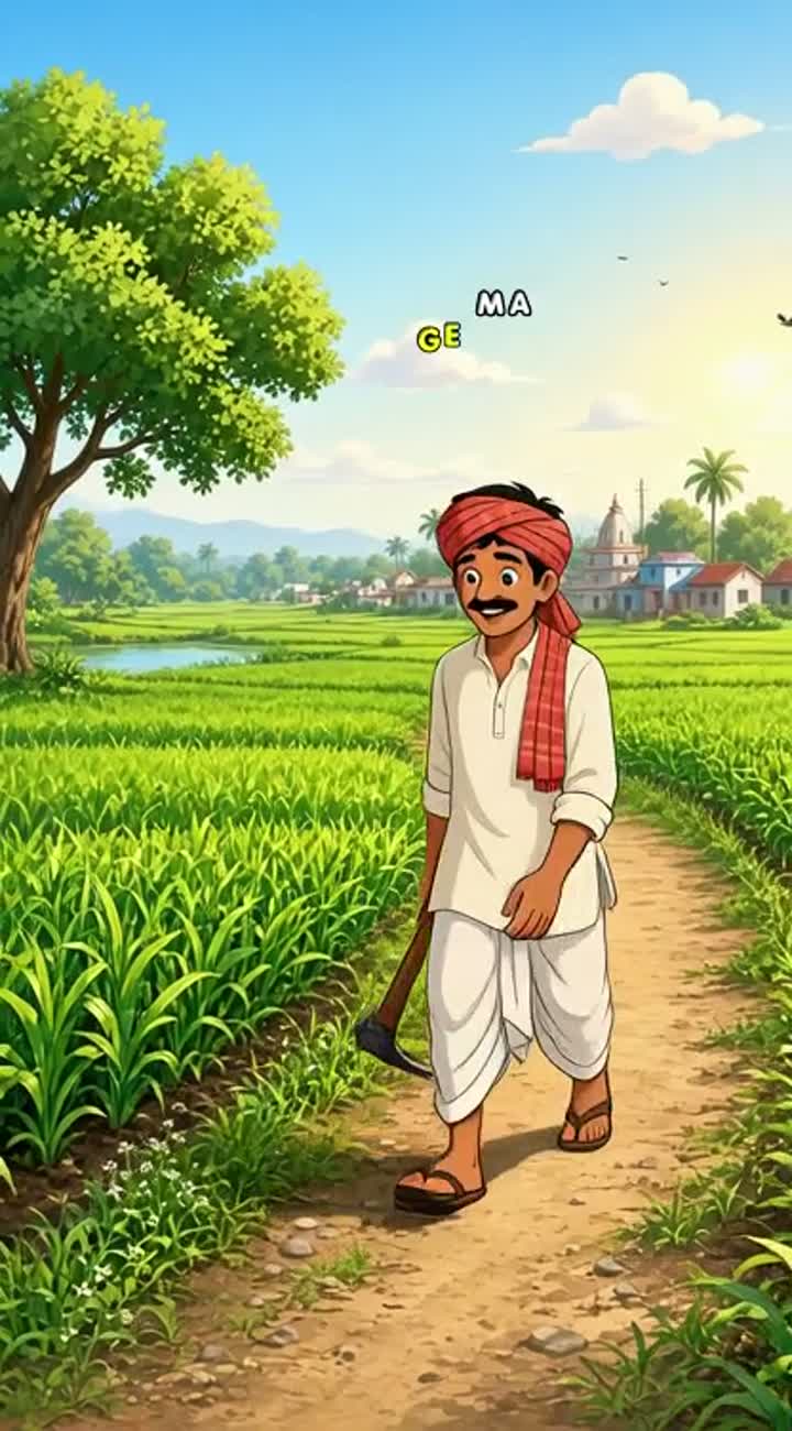 Colorful 2D cartoon animation in 16:9 landscape format… — AI cartoon