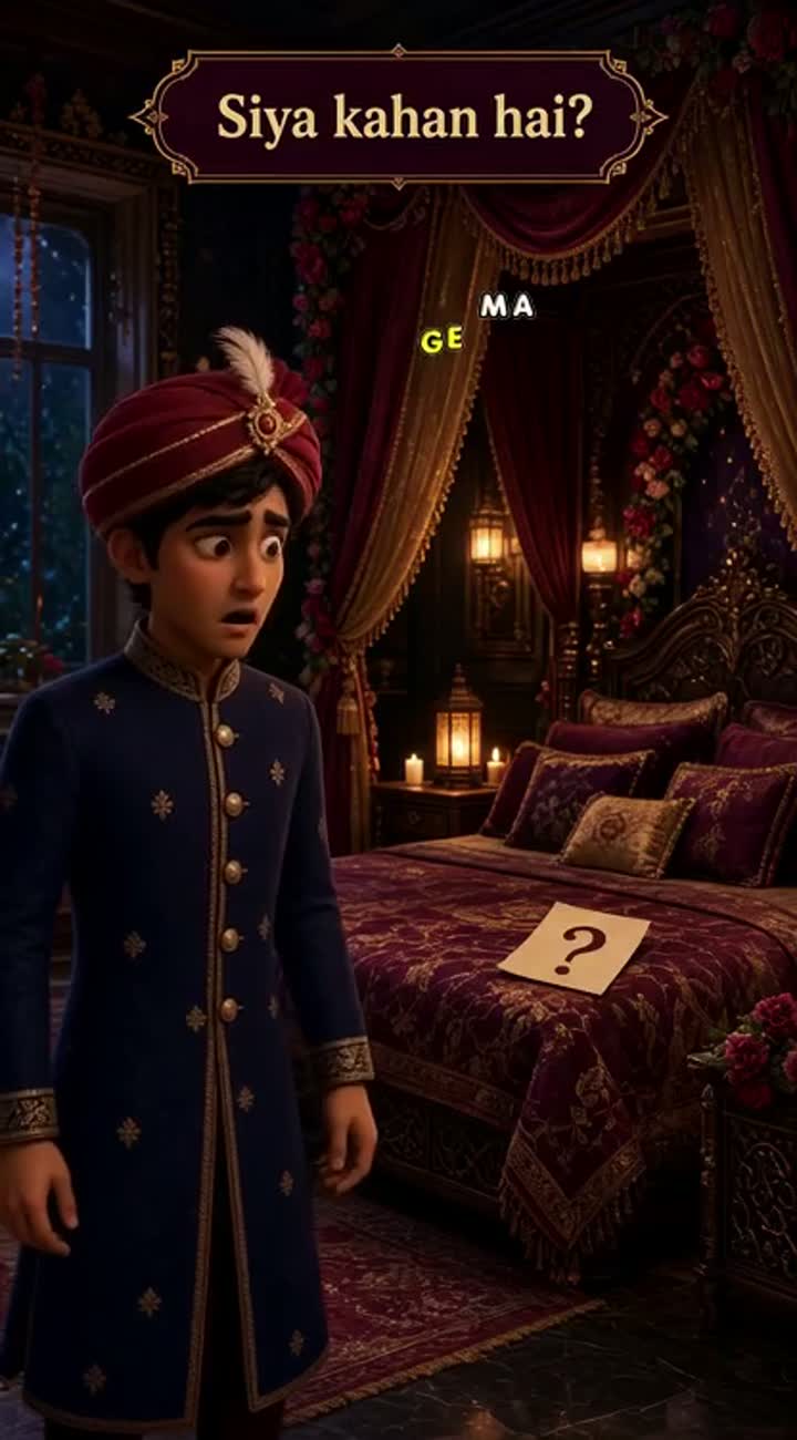Suspenseful Indian wedding story in beautiful 3D cartoon animation — AI cartoon