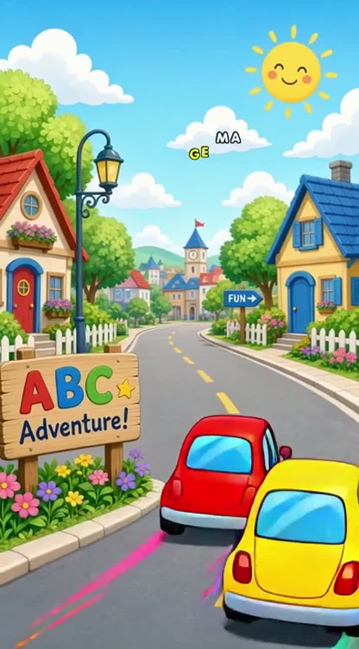 Beep, beep, beep! — AI cartoon