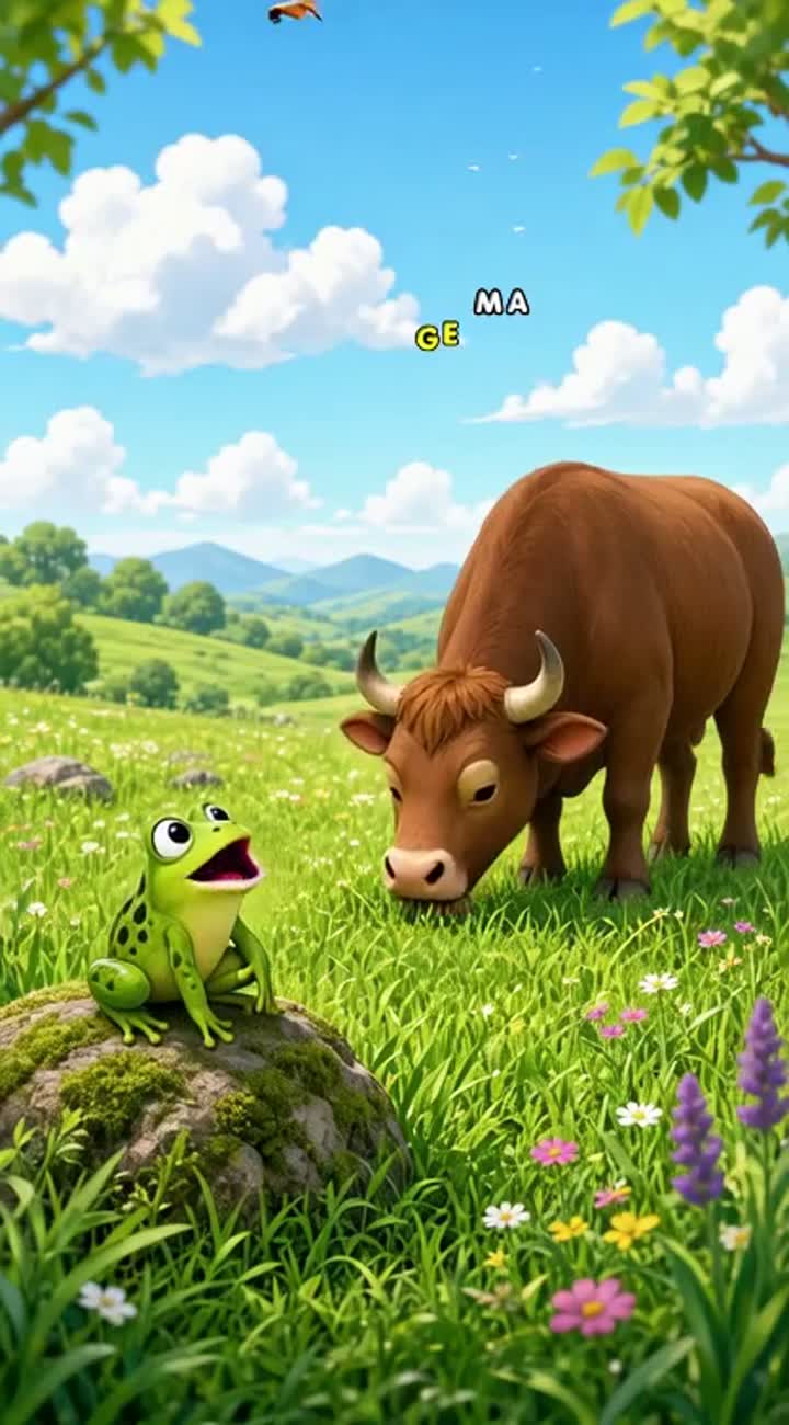 In one continuous shot with smooth animation… — AI cartoon