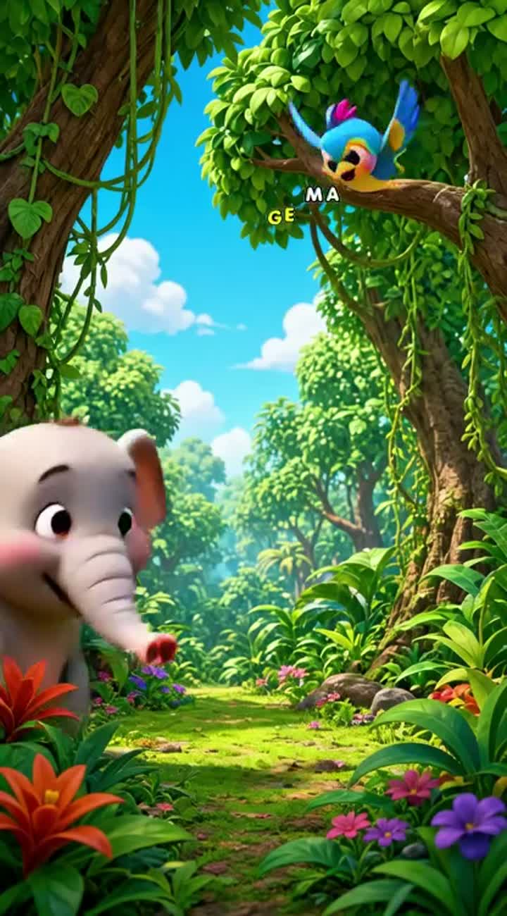 A to Z Alphabet Cartoon for Kids — AI cartoon