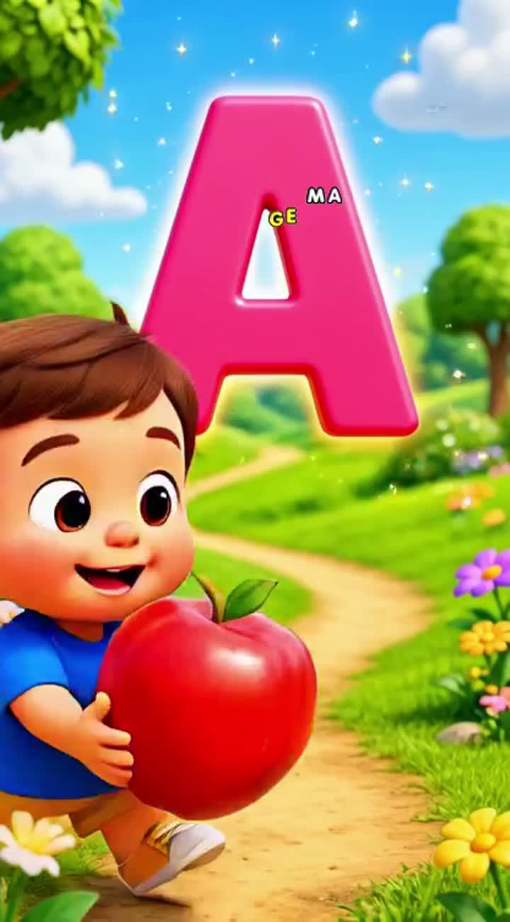 ABC Adventure - Learn A to Z! — AI cartoon