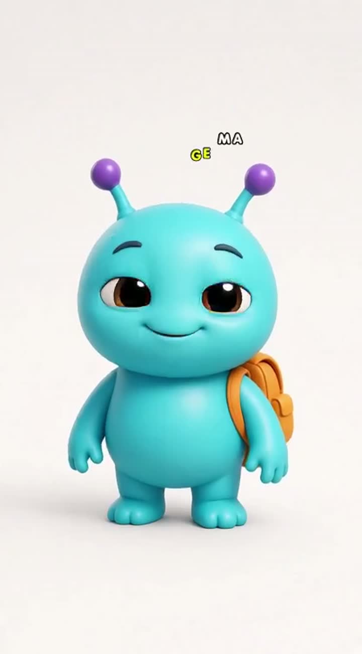 Original 3D cartoon character named Zuniboo for a children's… — AI cartoon