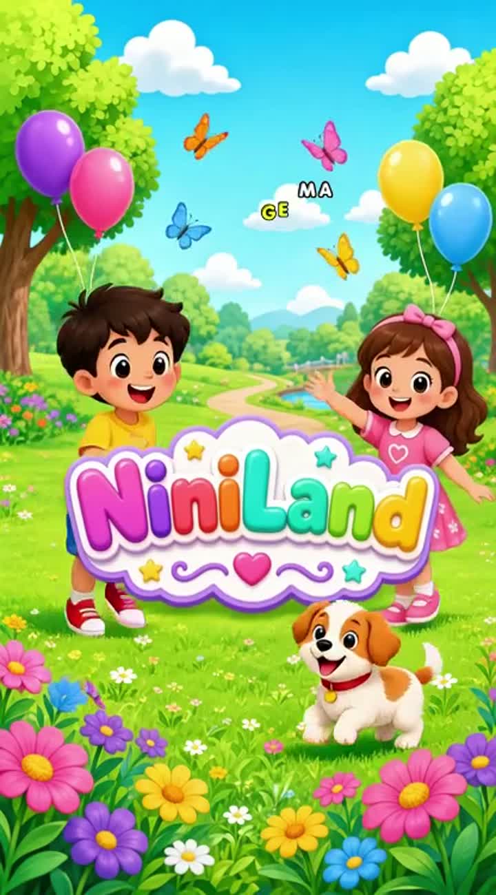 Cute, colorful, professional YouTube channel banner for a kids'… — AI cartoon