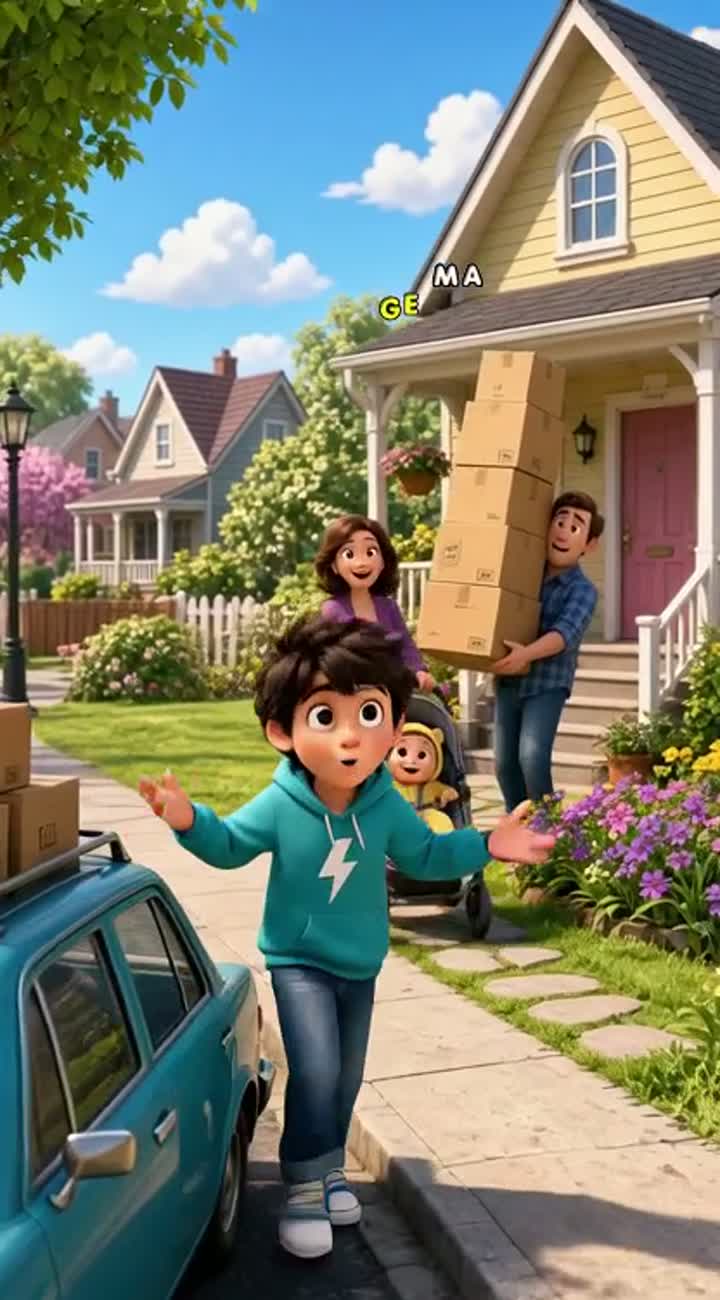 Friendly 3D animated cartoon with high-quality rendering… — AI cartoon