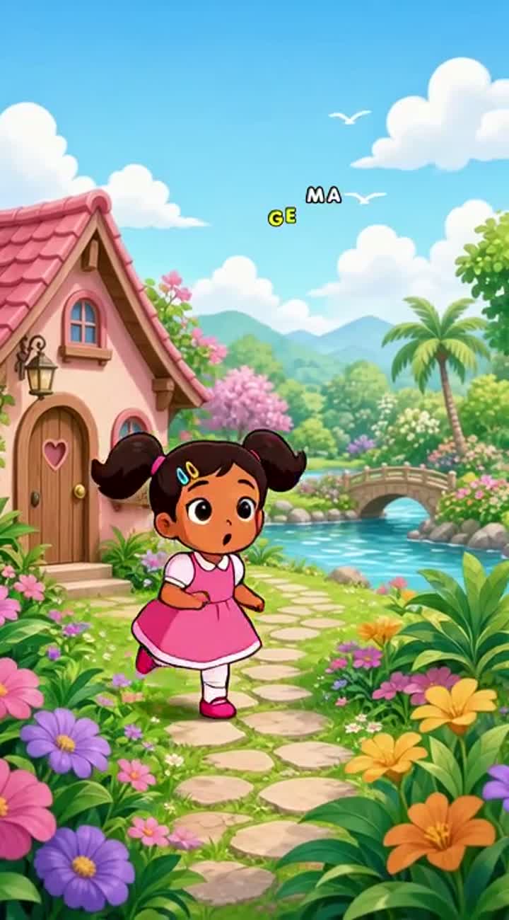 Mimi and the Magic Rainbow - Episode 1: Where Did the Blue Go? — AI cartoon