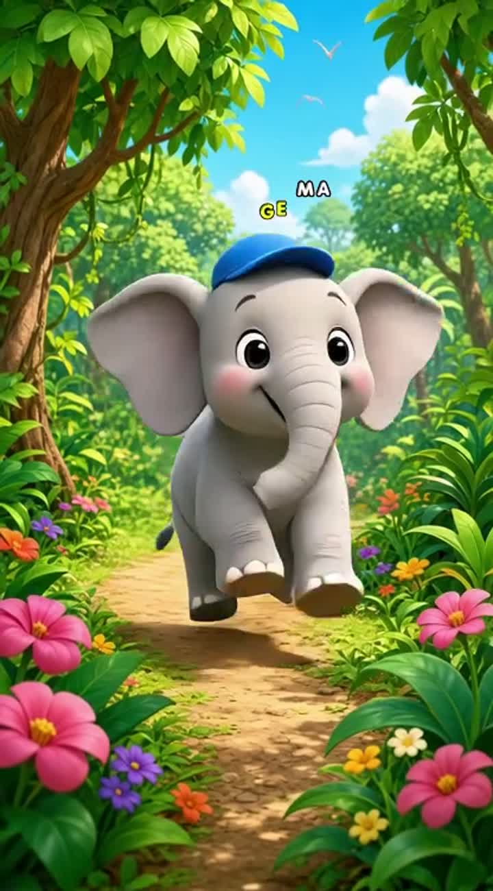 Nursery-rhyme video for small children — AI cartoon