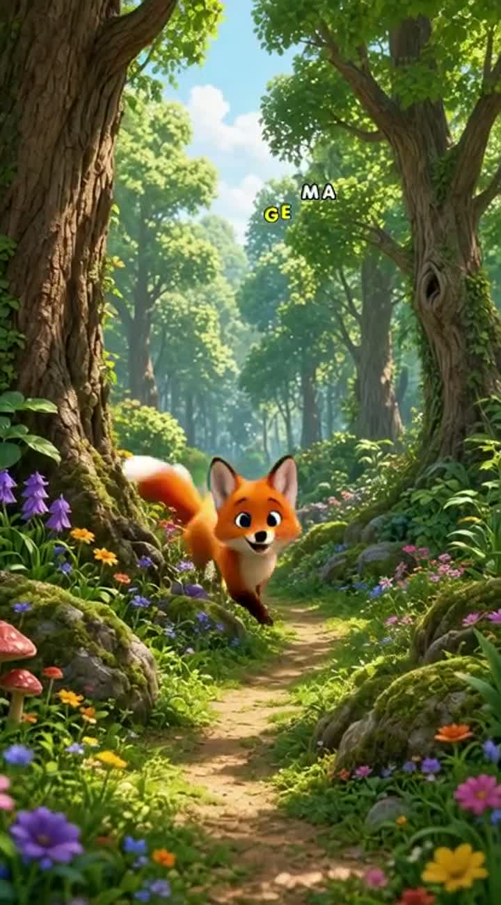 Colorful 3D animated children's cartoon in a high-quality family… — AI cartoon