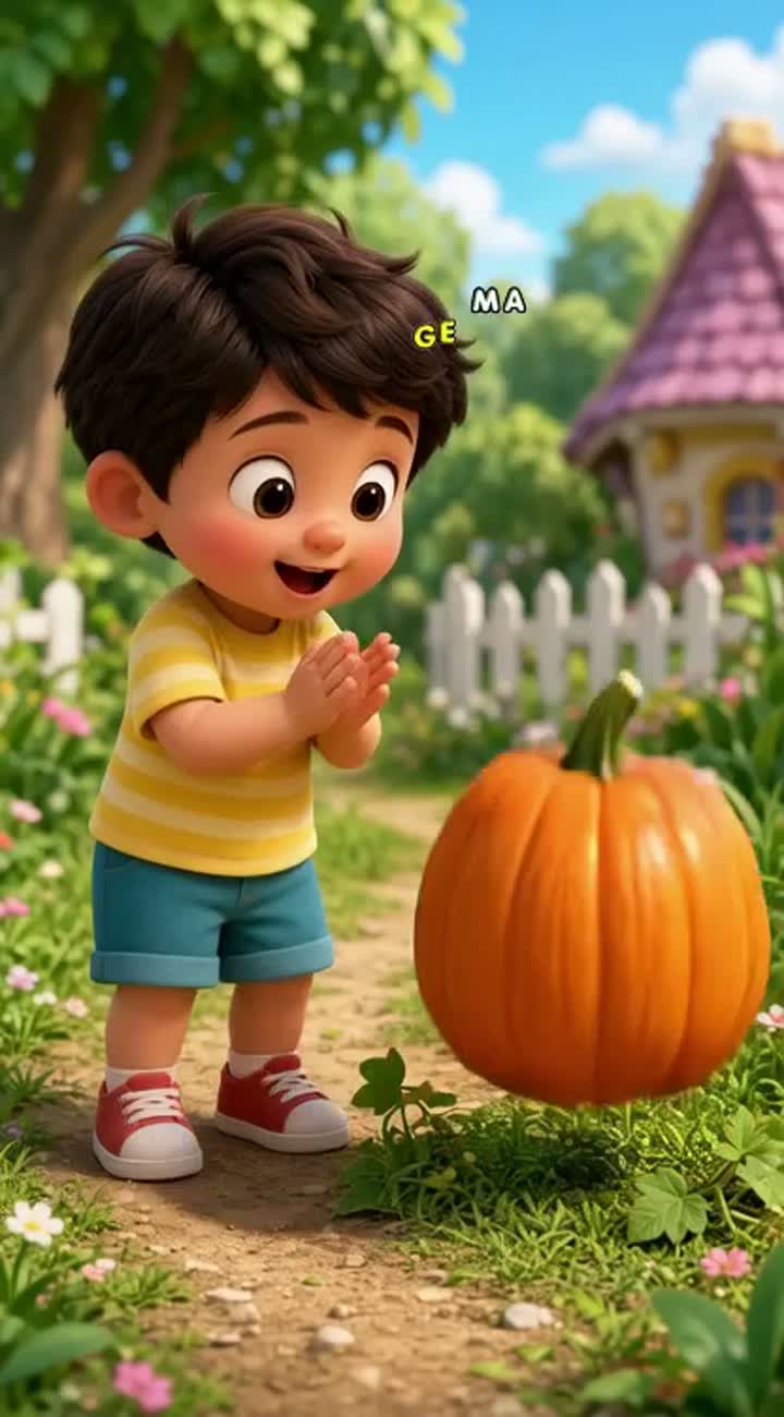 Continue the previous video with EXACTLY the same cute 3D cartoon… — AI cartoon