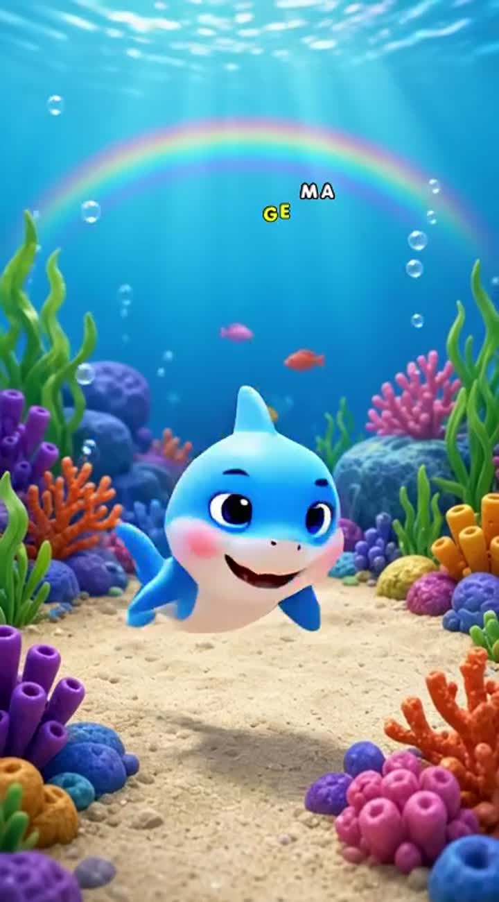 Vibrant, high-quality 3D cartoon Instagram Reel for children ages… — AI cartoon