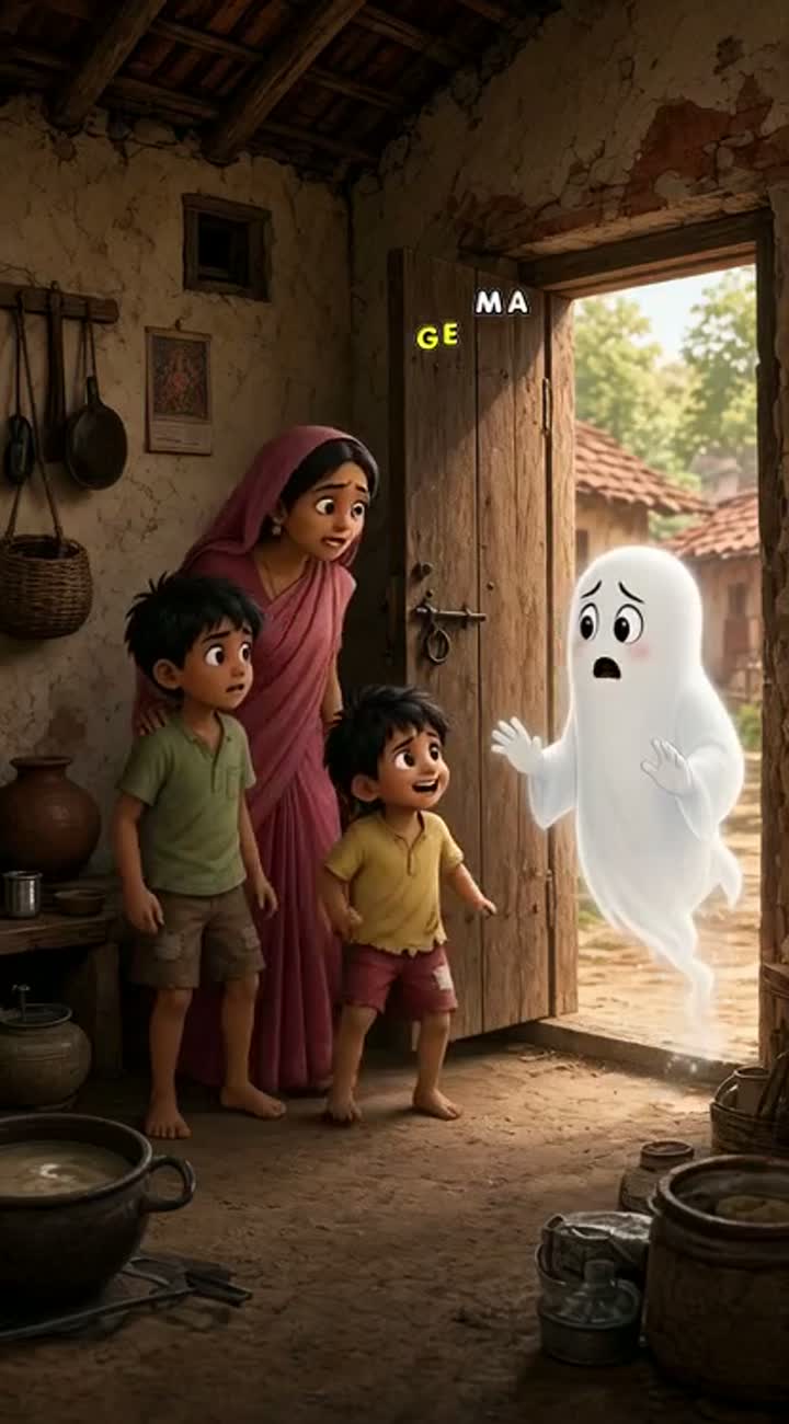Expressive characters, and a warm, family-friendly storybook… — AI cartoon